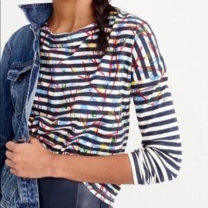 Michael De Feo for J.Crew Striped Shirt Size XS